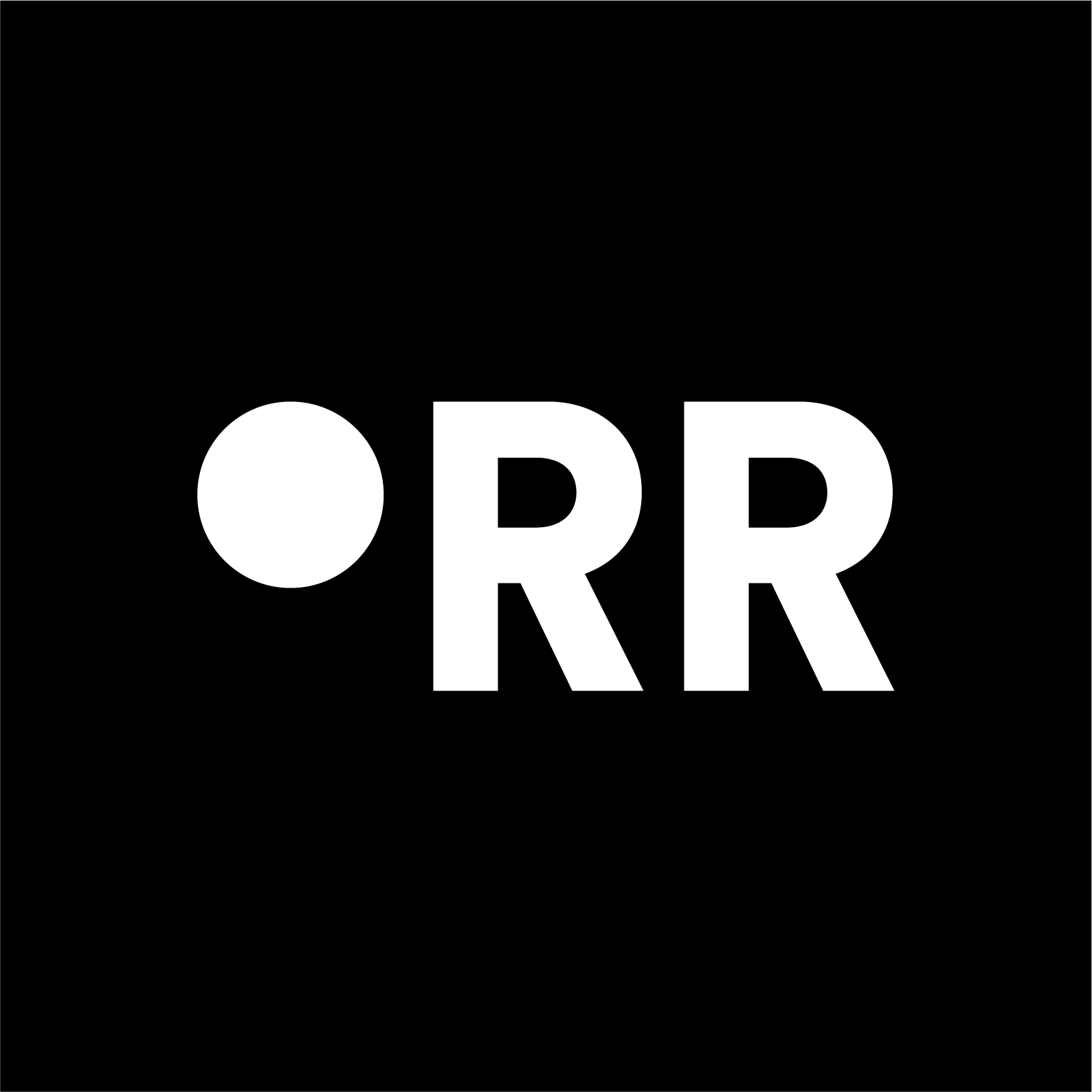 Rosenfors Ryggrehab – logotyp med pricken och RR